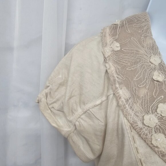 Angels never die Cream Embroidered Dress - Picture 4 of 15